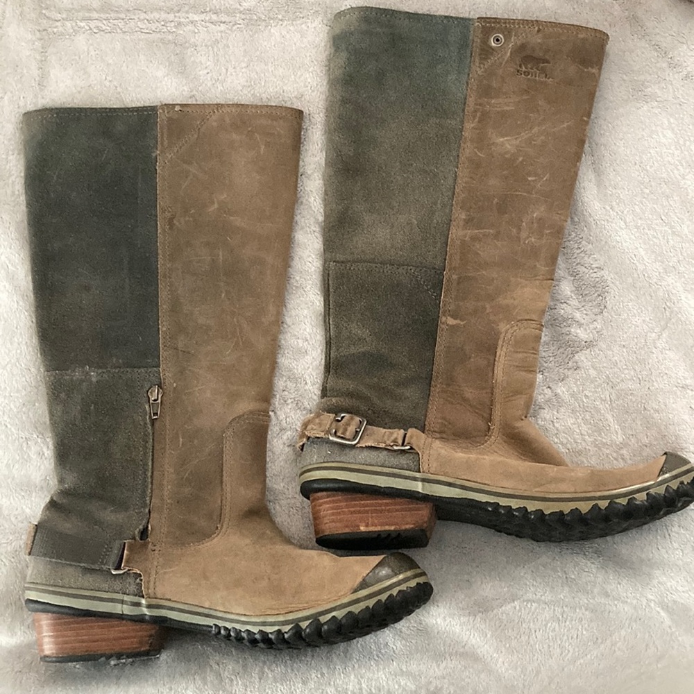 Sorel Slimboot in Stratus/Quary, size: 9.5 waterproof